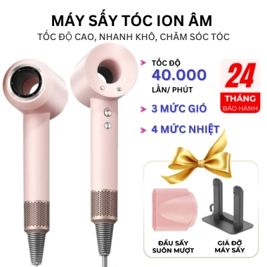 Máy sấy tóc ion âm nóng lạnh Wisezen 2 chiều 1.400W - Bảo hành 12 tháng, giá 337.000₫
