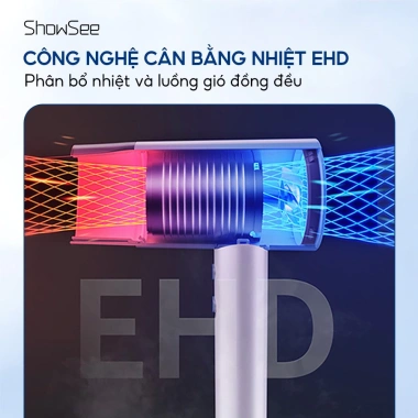 Máy sấy tóc ion âm ShowSee A1 1.800W cao cấp - Chống xù rối, khô tóc nhanh, giá chỉ 299.000đ 6