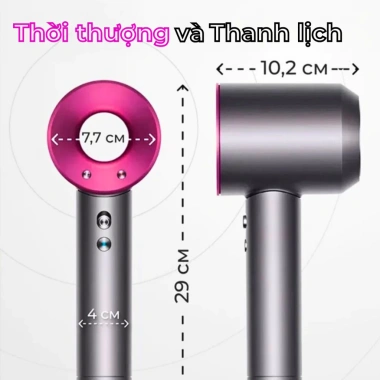 Máy sấy tóc ion âm Wisezen 2 chiều nóng lạnh 1.400W - Đa chức năng, giảm hư tổn, 369.000đ 4