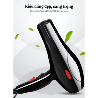Máy sấy tóc KAW 2 chiều Nóng Lạnh Công suất lớn sấy nhanh kèm 5 phụ kiện