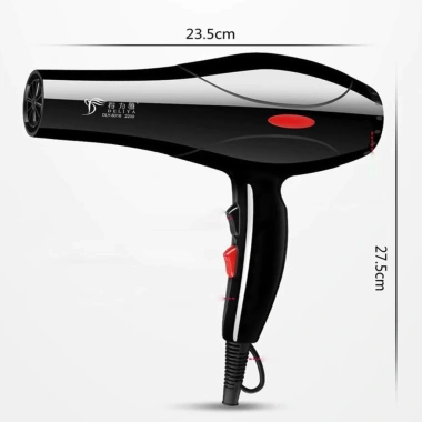 Máy sấy tóc KAW 2.000W 2 chiều nóng lạnh, bảo vệ tóc, tặng 5 phụ kiện - 56.000 VND