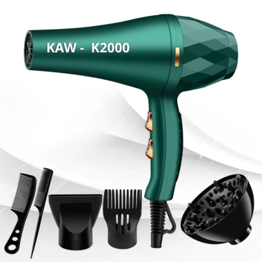 Máy sấy tóc KAW 2.000W 2 chiều nóng lạnh, bảo vệ tóc, tặng 5 phụ kiện - 56.000 VND 8 Máy sấy tóc KAW 2.000W 2 chiều nóng lạnh, bảo vệ tóc, tặng 5 phụ kiện - 56.000 VND 8
