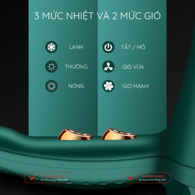 Máy sấy tóc Kaw 2.000W – 6 tốc độ gió, 3 chế độ nhiệt, bảo vệ tóc, tạo kiểu chuyên nghiệp, giá chỉ 149.000đ