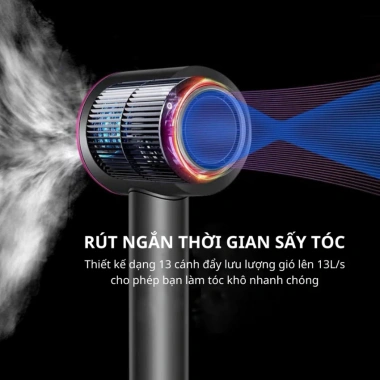 Máy sấy tóc KAW 2.000W công suất lớn, ion âm giảm khô, bảo vệ tóc tối ưu, giảm giá 17% 3