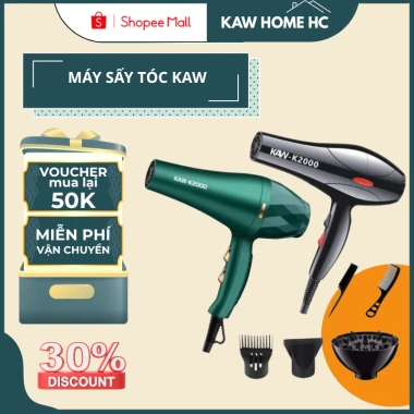 Máy Sấy Tóc KAW Chế Độ 2 Chiều Tạo Kiểu Chuyên Nghiệp Lỗi 1 Đổi 1 Giá 135.000 VND