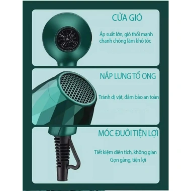 Máy Sấy Tóc KAW Chế Độ 2 Chiều Tạo Kiểu Chuyên Nghiệp Lỗi 1 Đổi 1 Giá 135.000 VND