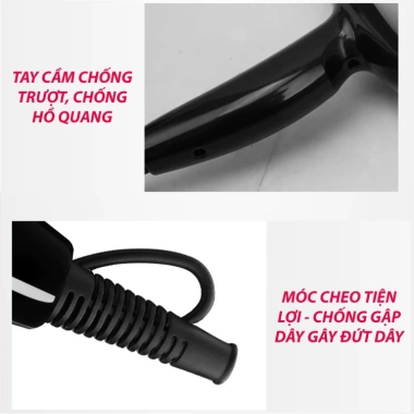 Máy sấy tóc KAW công suất lớn 2 chiều nóng lạnh, bền bỉ, giá chỉ 151.000 VND 4