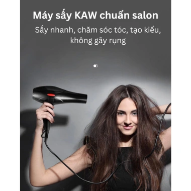 Máy sấy tóc KAW K2.000 2 chiều 3 chế độ 2.200W Tặng bộ 5 phụ kiện chỉ 141.550 VND 2
