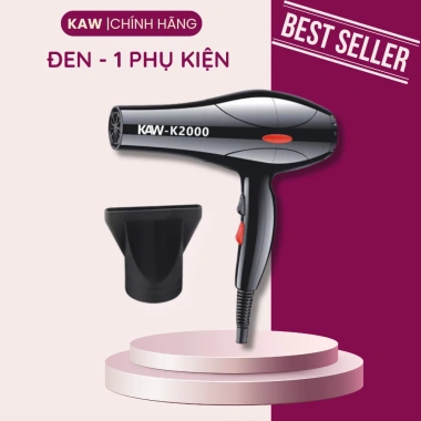 Máy sấy tóc KAW K2.000 2 chiều 3 chế độ 2.200W Tặng bộ 5 phụ kiện chỉ 141.550 VND 10