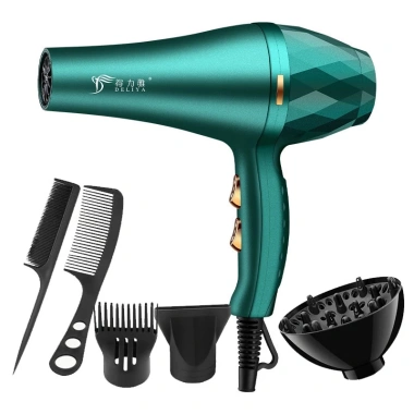 Máy sấy tóc KAW K2.000 công suất lớn, bảo vệ tóc, chống khô, kèm phụ kiện tạo kiểu, bảo hành chính hãng - 139.650₫ 2