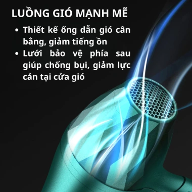 Máy sấy tóc KAW KINGDOM 2 chiều nóng lạnh 2.000W, đầu tạo kiểu cao cấp - Giá 53.200 VND 8