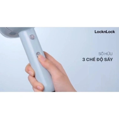 Máy sấy tóc LocknLock ENA144LBLU - Công suất mạnh, khô nhanh, giá ưu đãi 409.000 VND