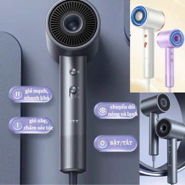 Máy sấy tóc mini 3in1 Đức - Ion âm giảm sợ, tóc bóng mượt, mềm mại, giá 495.000₫ 7