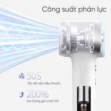 Máy sấy tóc mini Eroc AIR 1.200W Ion âm bảo vệ tóc, nhẹ, sấy nhanh, giá 649.000₫ 7