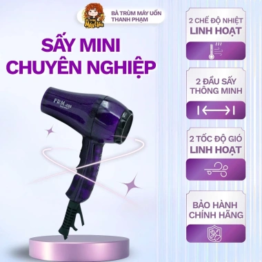 Máy sấy tóc mini Faermel FRM-200 - Nhỏ gọn, tiện lợi, hiệu quả, giá 280.000₫ từ Shop Bà Trùm Máy Uốn Thanh Phạm
