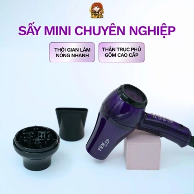 Máy sấy tóc mini Faermel FRM-200 - Nhỏ gọn, tiện lợi, hiệu quả, giá 280.000₫ từ Shop Bà Trùm Máy Uốn Thanh Phạm