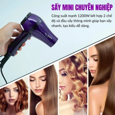 Máy sấy tóc mini Faermel FRM-200 - Nhỏ gọn, tiện lợi, hiệu quả, giá 280.000₫ từ Shop Bà Trùm Máy Uốn Thanh Phạm