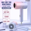 Máy sấy tóc mini gấp gọn 2 chiều nóng lạnh 1.200W ánh sáng xanh bảo vệ tóc 119.000₫