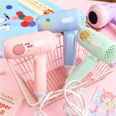 Máy sấy tóc mini gấp gọn hình thú dễ thương - Siêu nhẹ, nhanh khô, giá 79.000đ
