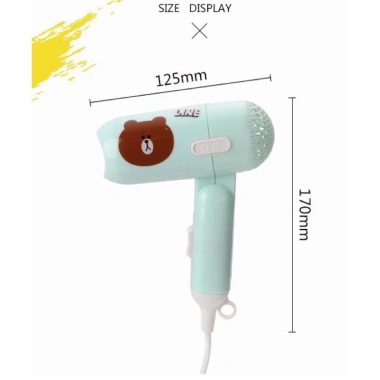 Máy sấy tóc mini gấp gọn hình thú dễ thương - Siêu nhẹ, nhanh khô, giá 79.000đ 9 Máy sấy tóc mini gấp gọn hình thú dễ thương - Siêu nhẹ, nhanh khô, giá 79.000đ 9