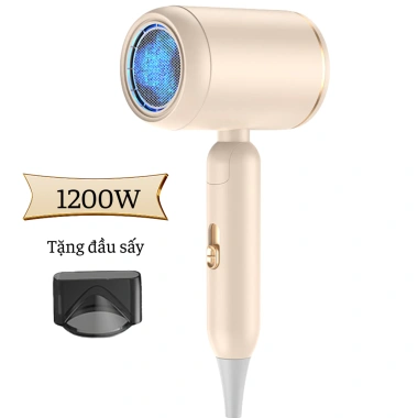 Máy sấy tóc mini Hiterry 1.200W gấp gọn, độ ồn thấp, tóc suôn mượt, bảo hành 12 tháng - 159k 10