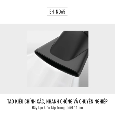Máy sấy tóc Panasonic EH-ND65-K645 2.300W sấy nóng lạnh, đầu 11mm - Chỉ 775.000₫