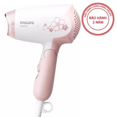 Máy sấy tóc Philips HP8.108 1.000W hồng – chính hãng, công nghệ ion, giá 270.000₫ 5
