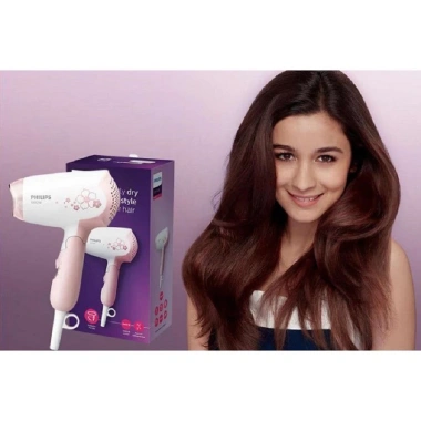 Máy sấy tóc Philips HP8.108 1.000W trắng cánh sen - Giá chỉ 272.729 VND