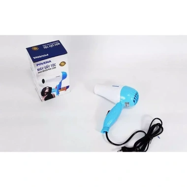 Máy sấy tóc POVENA-3.365 - Quạt gió mạnh, 2 chế độ nhiệt, giá chỉ 172.500₫