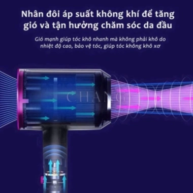 Máy sấy tóc PTLUXURY 2 chiều nóng lạnh 2.300W công suất lớn 3 chế độ - Giá 79.000₫ 4