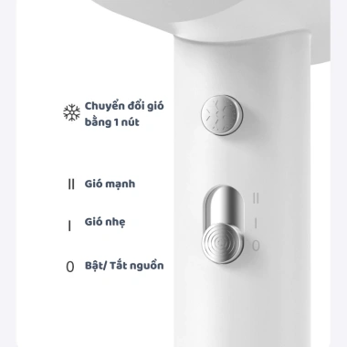Máy sấy tóc Saiqiya 4 màu 2 gió 2 nhiệt ion chuẩn salon, ánh sáng xanh, bảo hành 12 tháng, giá 219.000₫