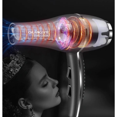 Máy sấy tóc Salon 2.200W 7Days Smile Chuangerte cao cấp, công suất mạnh, giảm giá 209.000 dong 3 Máy sấy tóc Salon 2.200W 7Days Smile Chuangerte cao cấp, công suất mạnh, giảm giá 209.000 dong 3