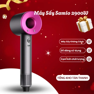 Máy sấy tóc SAMIO 6.000W, 2 chiều nóng lạnh, 3 chế độ, dây dài 2m salon