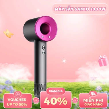 Máy sấy tóc SAMIO 6.000W công suất lớn 2 chiều nóng lạnh cao cấp ưu đãi 290.000₫ 8