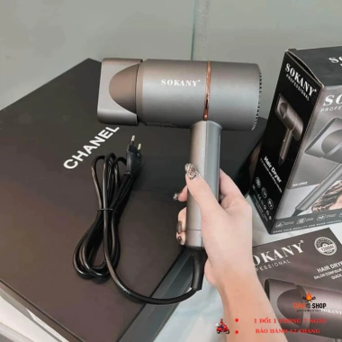Máy sấy tóc SOKANY 1.200W ion âm chính hãng, tạo kiểu nhanh, chống hư tóc, bảo hành 12 tháng - Giá ưu đãi 138.000 VND 1 Máy sấy tóc SOKANY 1.200W ion âm chính hãng, tạo kiểu nhanh, chống hư tóc, bảo hành 12 tháng - Giá ưu đãi 138.000 VND 1