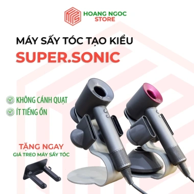 Máy sấy tóc Sonic không cánh quạt êm ái, mạnh mẽ, sấy nóng lạnh 2 chiều 599.000₫