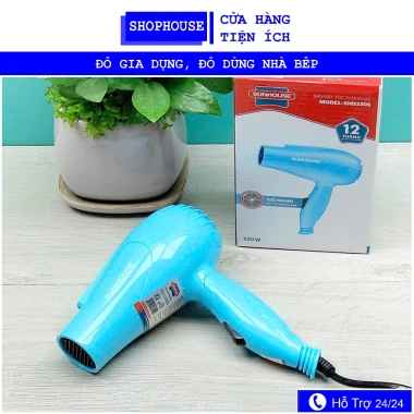 Máy sấy tóc Sunhouse SHD2.305 - Siêu nhẹ, tiện lợi du lịch công tác, giảm còn 95k