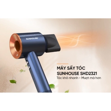 Máy sấy tóc Sunhouse SHD2.305/2.306/2.313 chính hãng - Bảo hành 12 tháng, công suất mạnh, giá chỉ 239.000₫