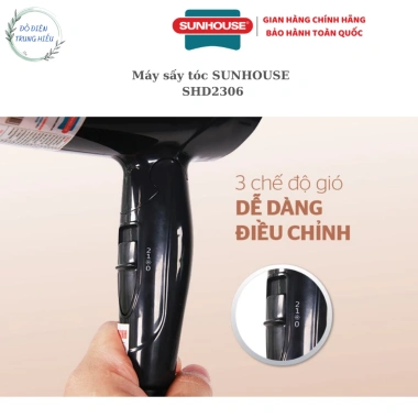 Máy sấy tóc SUNHOUSE SHD2.306 chính hãng, bảo hành 12 tháng, giá 236.625 VND
