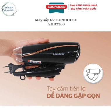 Máy sấy tóc SUNHOUSE SHD2.306 chính hãng, bảo hành 12 tháng, giá 236.625 VND