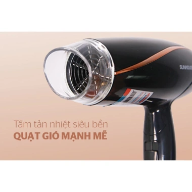 MÁY SẤY TÓC SUNHOUSE SHD2.308W - Công suất siêu mạnh, bảo hành 12 tháng, giá 236.867 VND 4 MÁY SẤY TÓC SUNHOUSE SHD2.308W - Công suất siêu mạnh, bảo hành 12 tháng, giá 236.867 VND 4