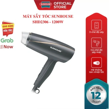 MÁY SẤY TÓC SUNHOUSE SHD2.308W - Công suất siêu mạnh, bảo hành 12 tháng, giá 236.867 VND