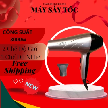 Máy sấy tóc TOSHIBA 551 3.000W 2 chiều nóng lạnh, công suất lớn, BH 12 tháng, 127k 10