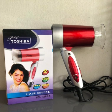 Máy sấy tóc TOSHIBA HD-1.692 - Công suất mạnh, công nghệ ion, chỉ 199.000₫, giảm từ 258.700₫