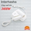 Máy sấy tóc treo tường Interhasa + Băng dính chắc dán tường kính Ưu đãi 340k 3