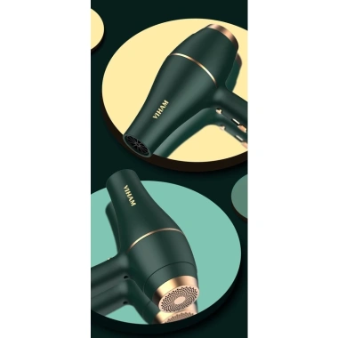 Máy sấy tóc VIHAM 3.500W 3 chế độ nóng lạnh, ion âm không hư, tặng 3 phụ kiện - Giá ưu đãi 149k 8