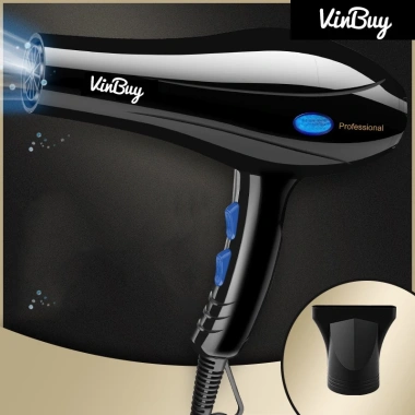 Máy sấy tóc VINBUY 2.200W chuyên salon, ion dưỡng ẩm, giá ưu đãi 295.000₫