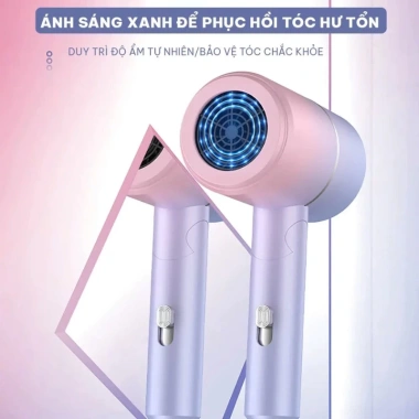 Máy sấy tóc Wasabi 1.200W ánh sáng xanh làm mềm khỏe tóc giảm giá 119.000 3 Máy sấy tóc Wasabi 1.200W ánh sáng xanh làm mềm khỏe tóc giảm giá 119.000 3