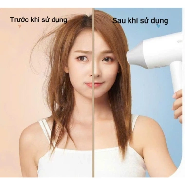 Máy sấy tóc Xiaomi Showsee A11.800W cao cấp, ion âm chống xù rối, khô tóc, thiết kế nhỏ gọn
