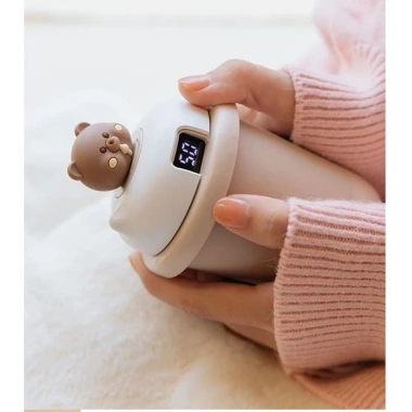 Máy sưởi ấm mini cầm tay Remax - Cốc trà sữa, sạc dự phòng 10.000mAh, 399.000₫